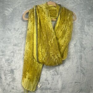 Eileen Fisher Olive Gold Scarf